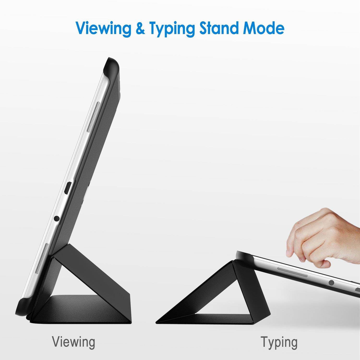 jetech case for samsung galaxy tab a 9.7 inch tablet with auto sleep/wake feature, black