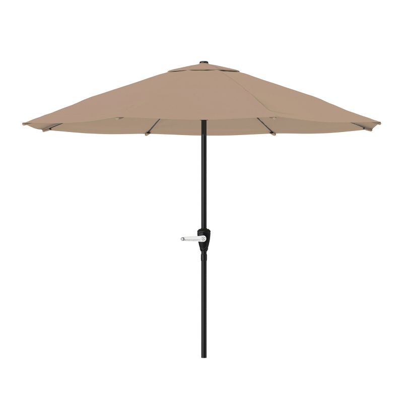 9' x 5' Rectangular Double Top Patio Outdoor Market Umbrella Emerald Green - Crestlive Products