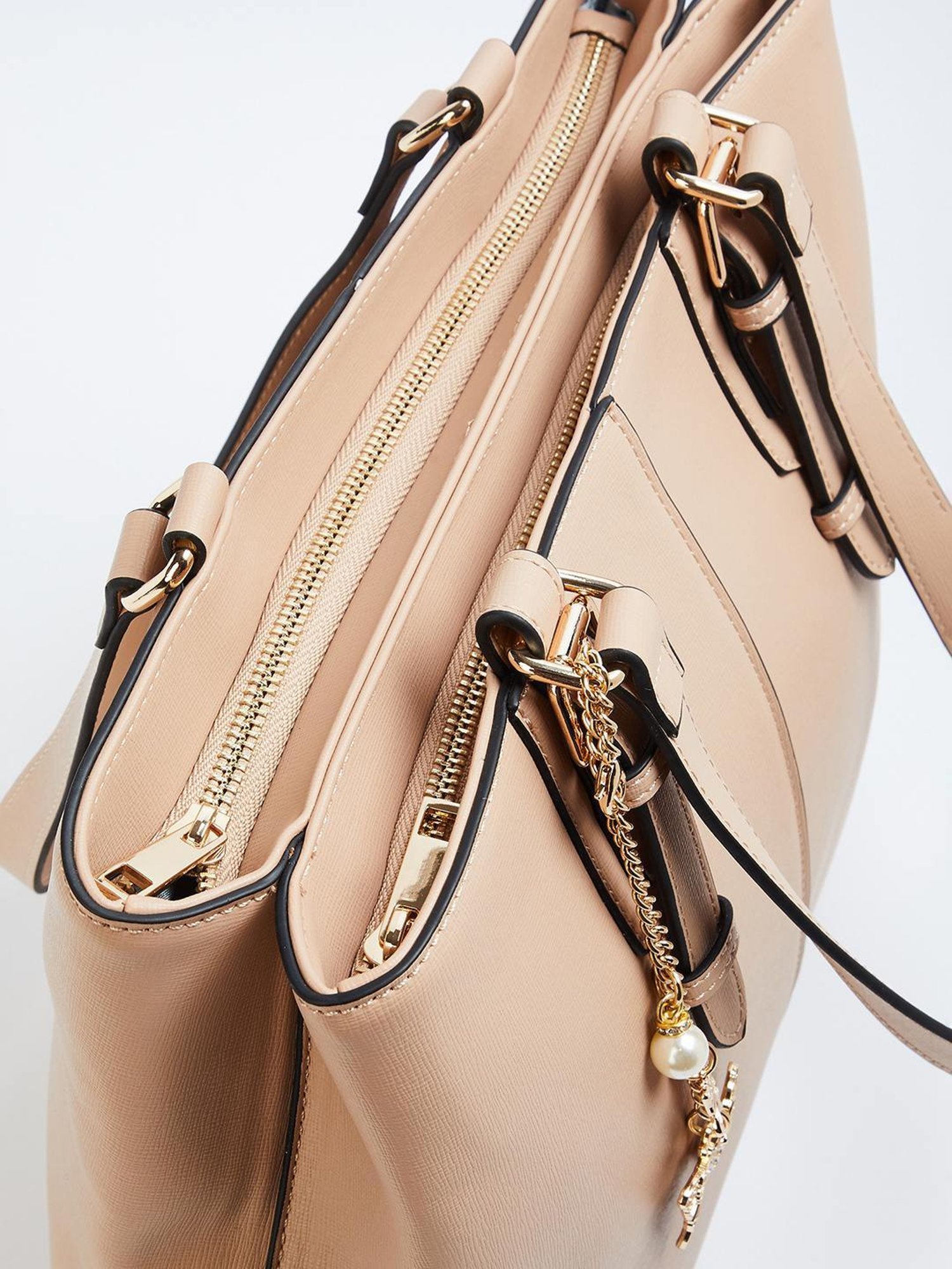 Code by Lifestyle Pink Solid Shoulder Handbag