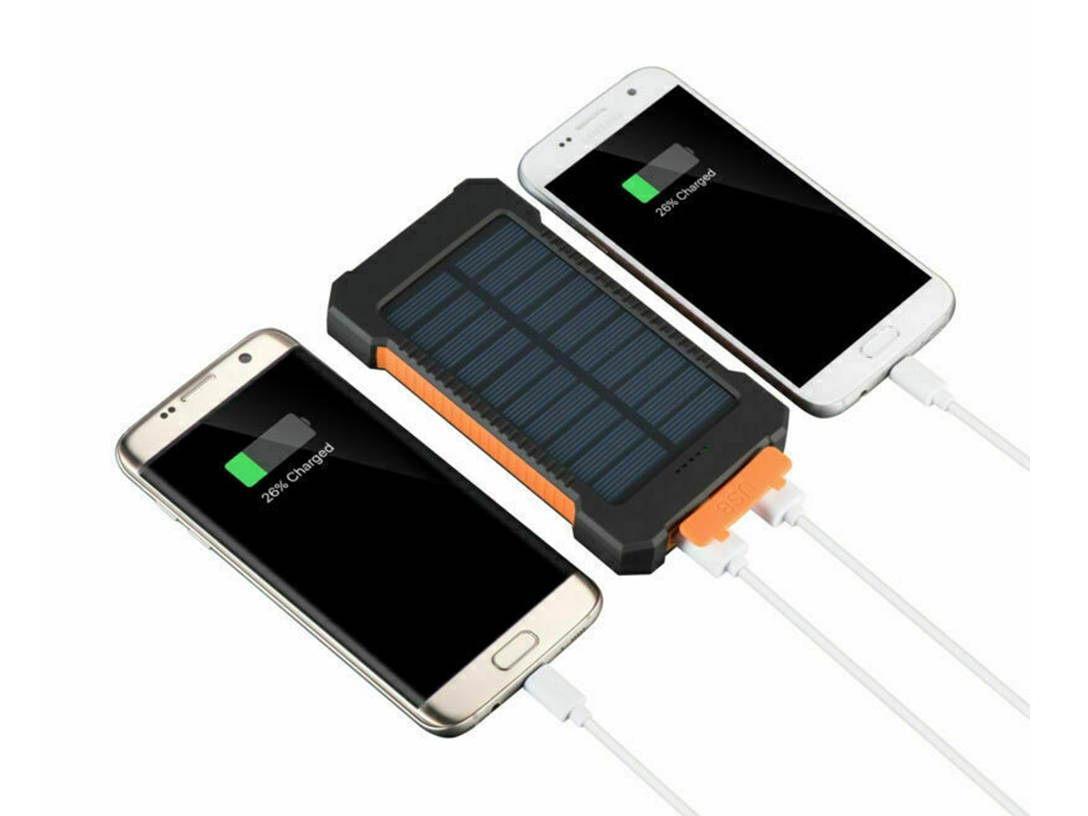 Solar Power Bank 10000mAh Double USB Solar Batterycharger External Battery Portable Charger Bateria Externa Pack for smart phone