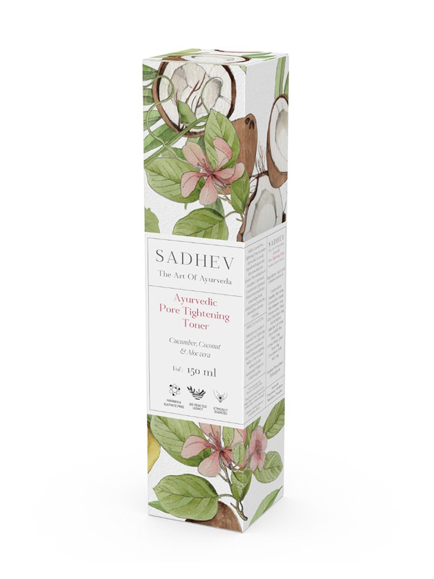 SADHEV The Art Of Ayurveda Ayurvedic Pore Tightening Toner - 150 ml