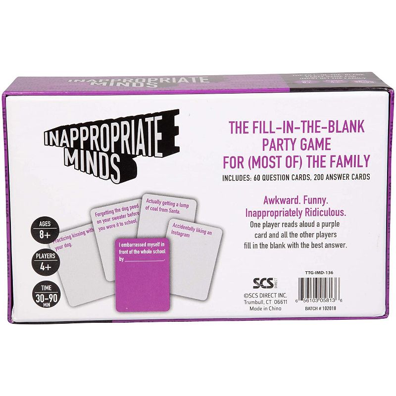 SCS Direct Inapproppriate Minds Fill-in-the-blank Party Game