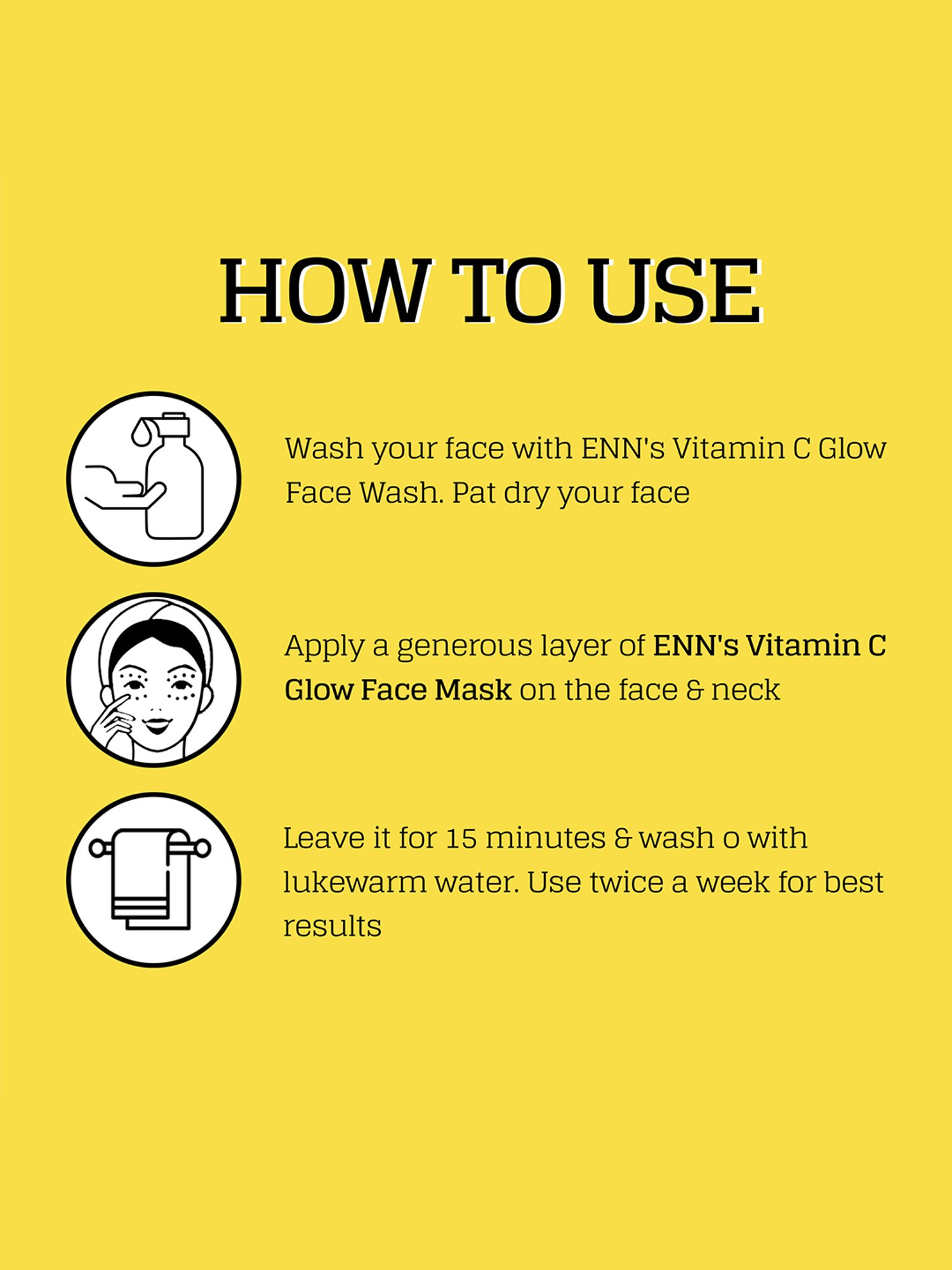 ENN Juicy Vitamin C Glow Face Mask - 60 gm