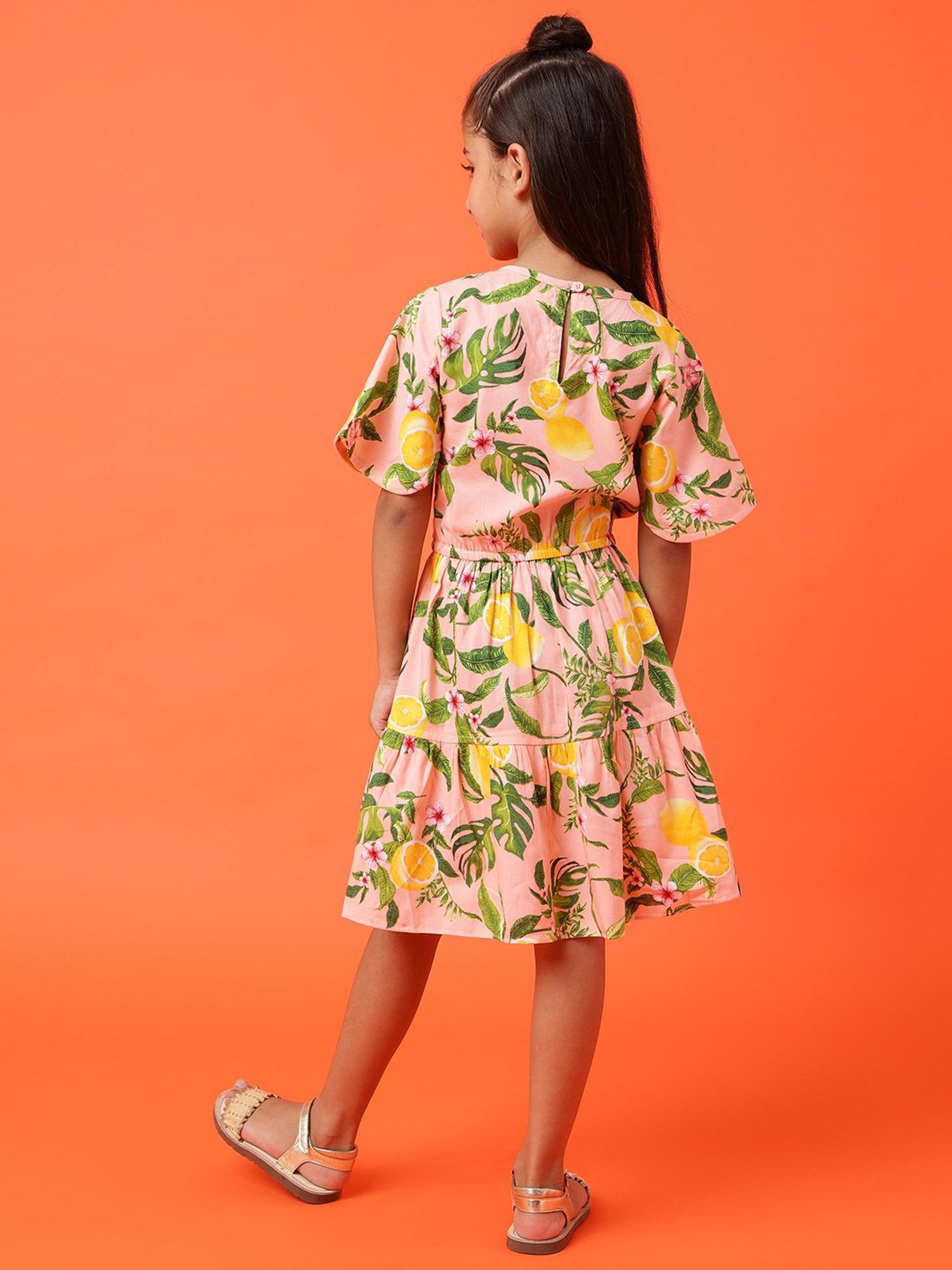 KIDS ONLY Black Floral Print Dress