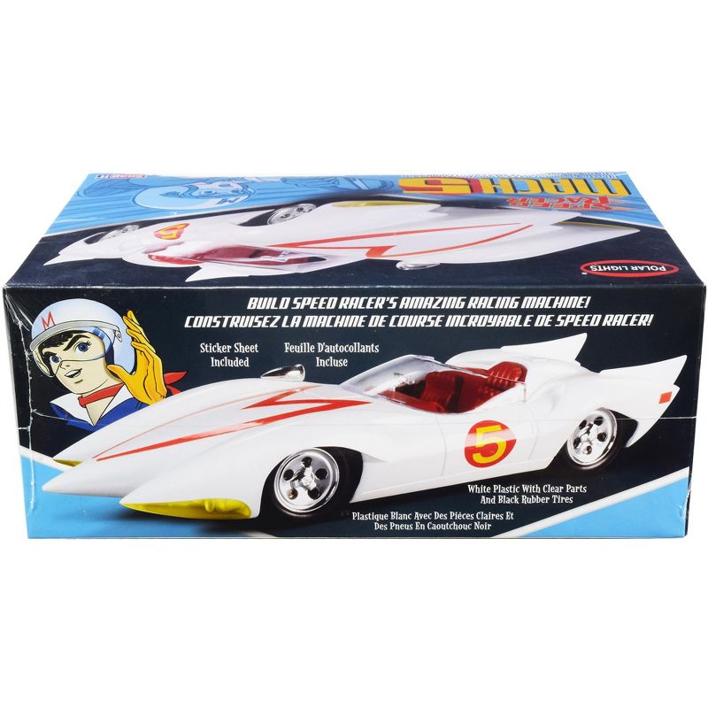Skill 2 Snap Model Kit Speed Racer Mach 5 1/25 Scale Model by Polar Lights