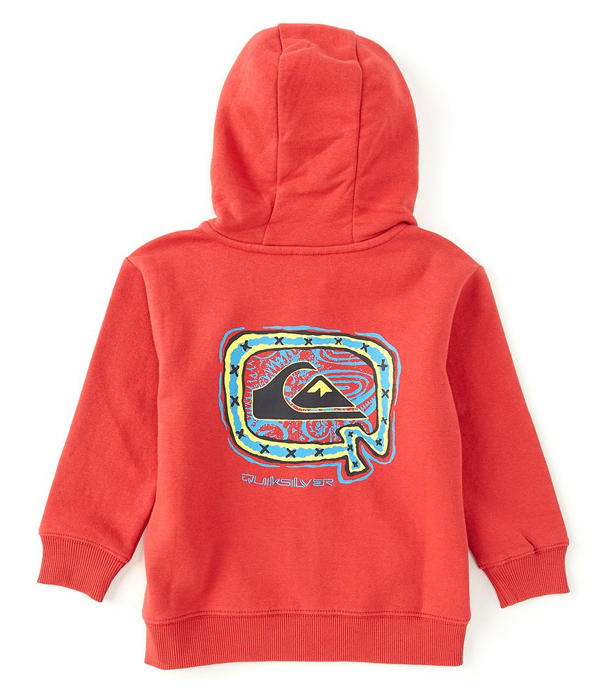 Quiksilver Little Boys 2T-7 Q-Zip Front Long-Sleeve Hoodie