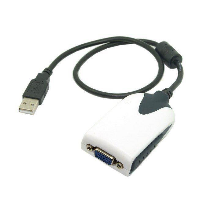 USB 2.0 to VGA 1080P Multi-display External Video Graphic Card Converter Cable Adapter For Win XP 7 8 10 Mac OSX Android chromebook ubuntu