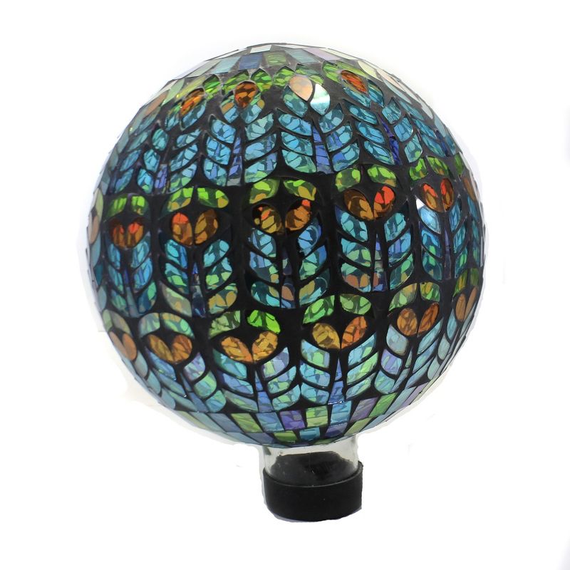 Home & Garden 11.5" Mediterrano Mosaic Globe Gazing Ball Yard Decor Echo Valley  -  Outdoor Sculptures And Statues