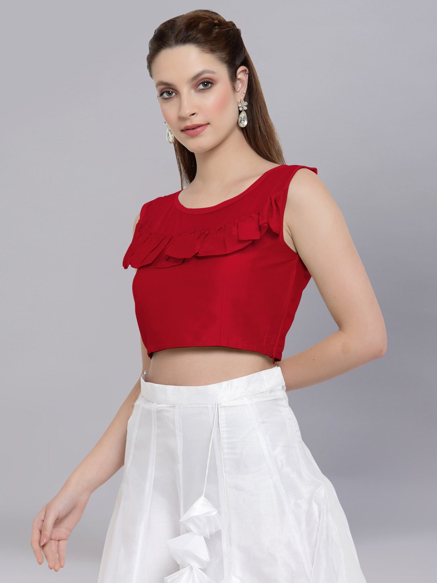 NEUDIS Red Crop Top