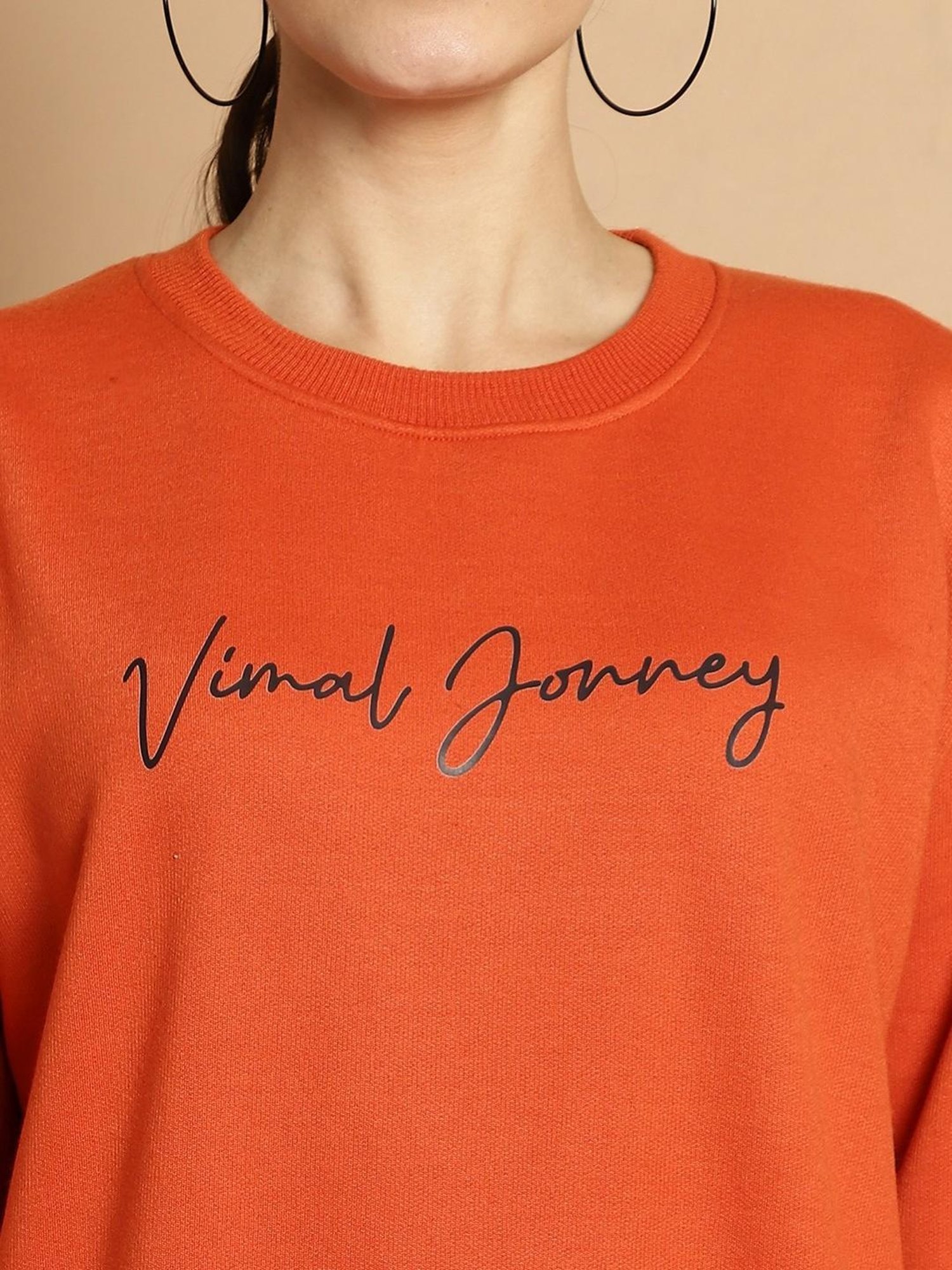 Vimal Jonney Rust & Grey Printed Sweatshirt - Pack Of 2