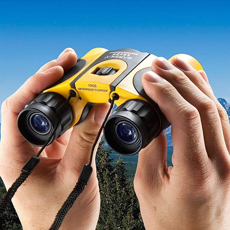 10x25 Compact Waterproof Binocular Yellow
