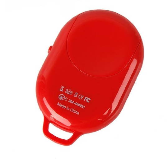 Bluetooth Wireless Remote Control Camera Shutter Release Self Timer for IOS Android Smartphones (Green Remote)