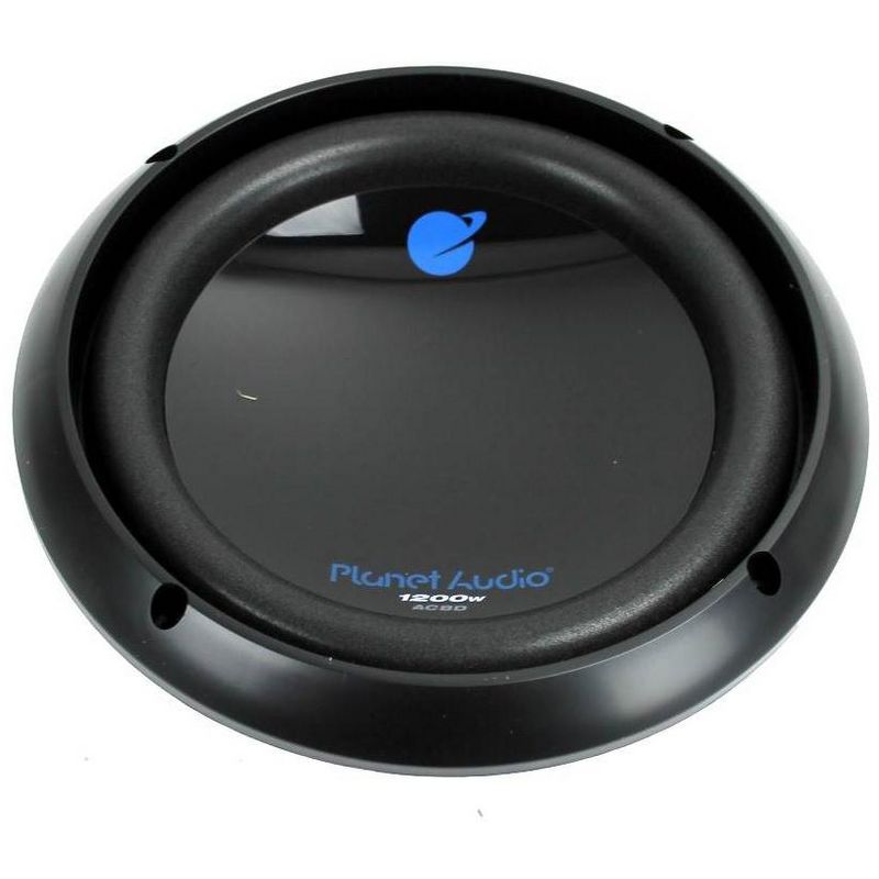 Planet Audio AC8D 8" 2400 Watt Car Subwoofer Power Sub Woofer DVC 4 Ohm