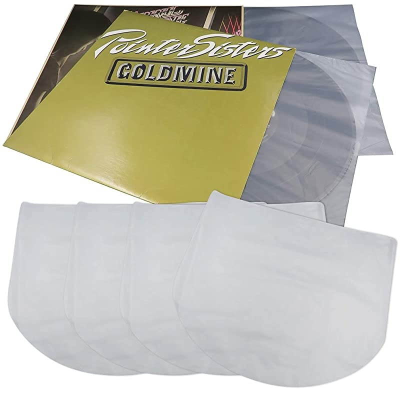 LP Vinyl Record Sleeves-12 Inch-Clear/Antistatic-No Scratch/Dirt-Set/100