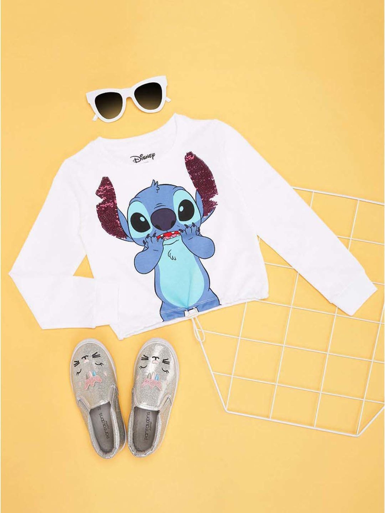 Kidsville Green Cotton Printed T-Shirt