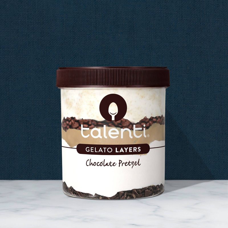 Talenti Gelato Layers Chocolate Pretzel - 10.3oz