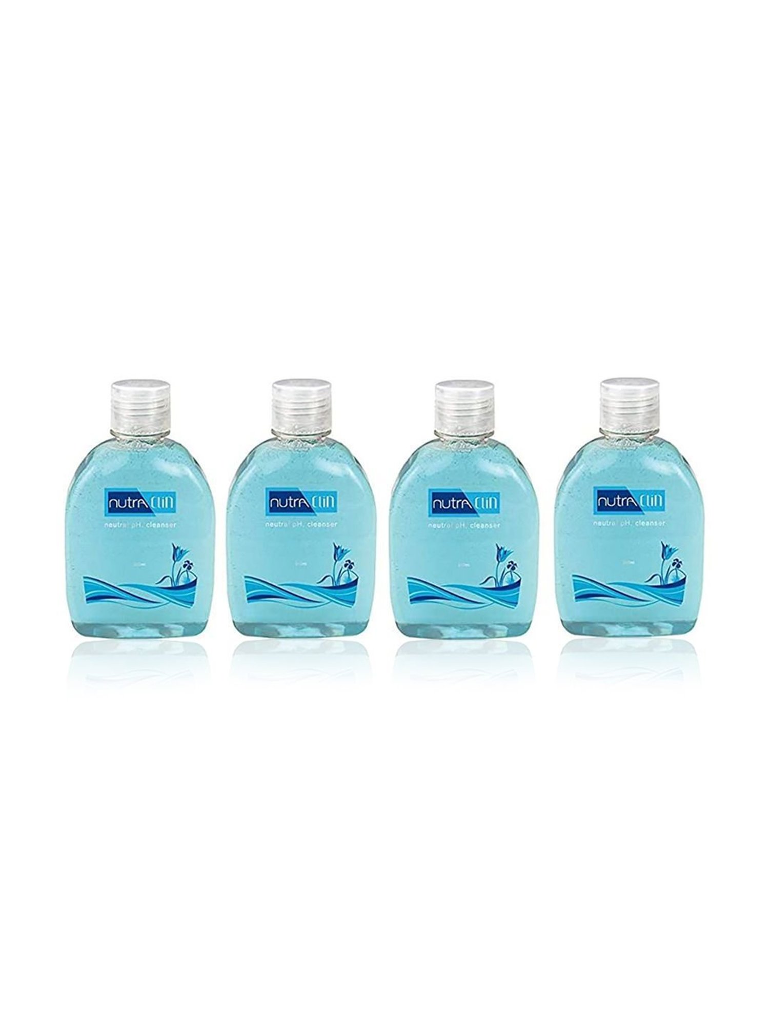 Nutraclin Neutral PH Cleanser - Pack of 4 (250 ml Each)