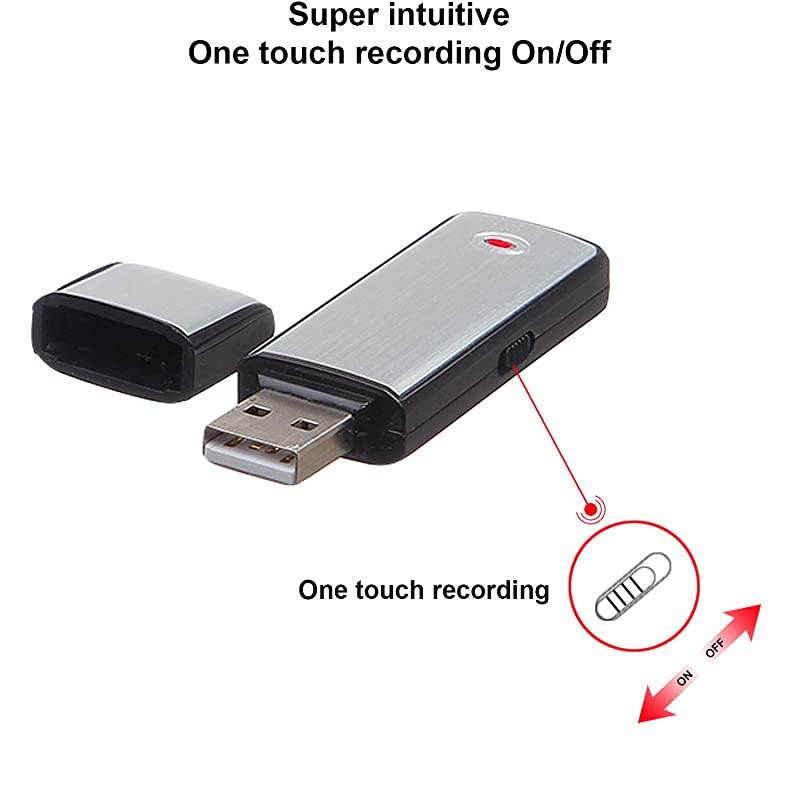 8G USB Digital Voice Recorder Crystal Clear Flash Drive Audio RecorderMini Voice Recorder