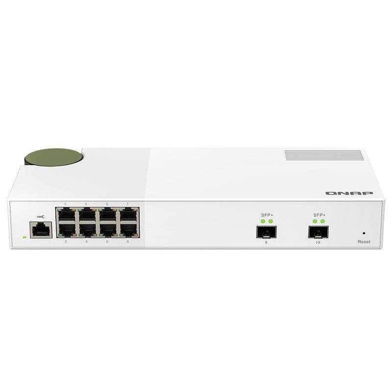 QNAP QSW-M2108-2S 10-Port Managed Switch w/ 10GbE SFP+ Ports