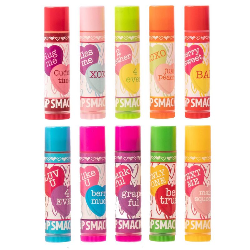 Lip Smacker Best Flavor Forever V-Day You're The Balm Party Pack Lip Balm - Pink - 10pc/0.14oz