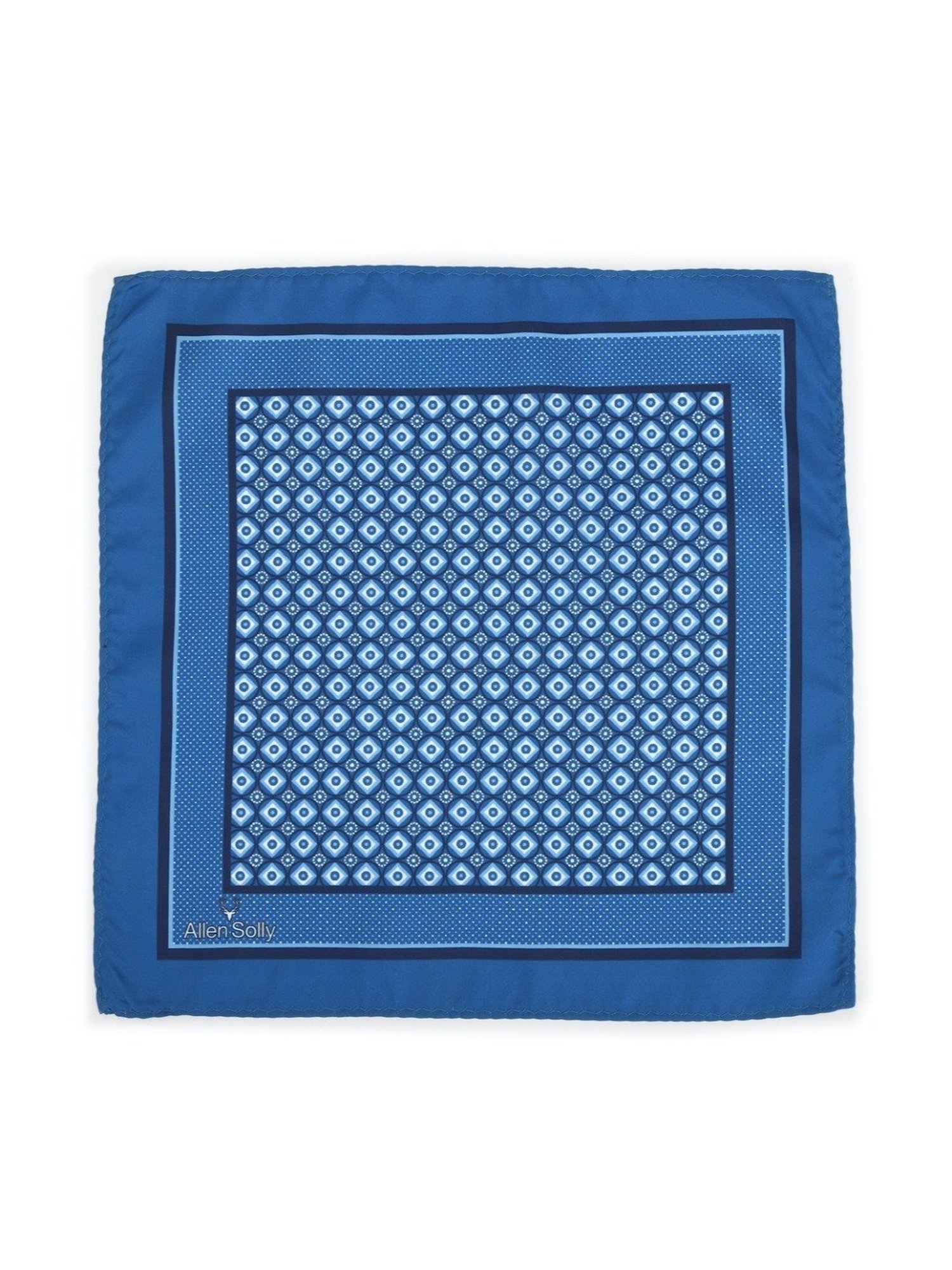 Van Heusen Green Printed Pocket Square