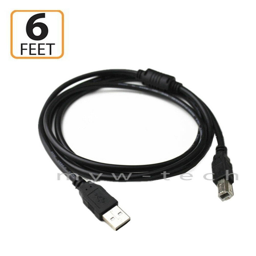 USB PC Data Sync Cable Cord Lead for Brother HL-2240 HL2240 Mono Laser Printer