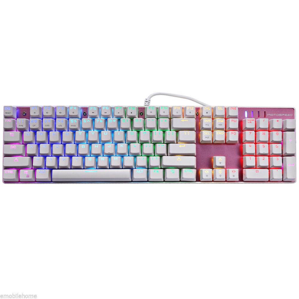 MOTOSPEED Inflictor CK104 Mechanical Gaming Keyboard USB English Keyboards.