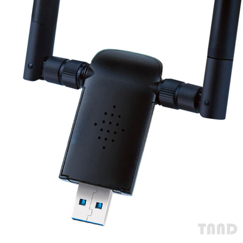 Wireless USB WiFi adapter  802.11AC 1200Mbps dual 5Dbi antenna 5G/2.4G WiFi USB for desktop laptop MAC windows 10/8/8.1/7/vista/XP/MAC 10.6/10.13 wifi USB computer network adapter