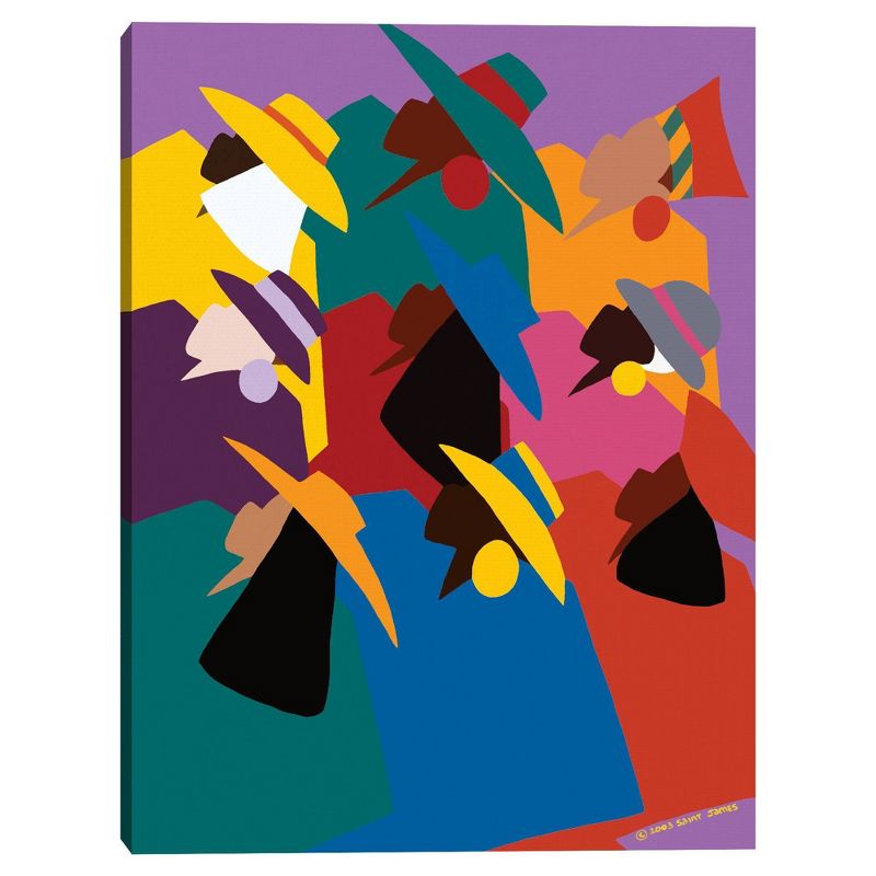 30" x 40" Sisters of Courage by Synthia Saint James Canvas Art Print - Masterpiece Art Gallery