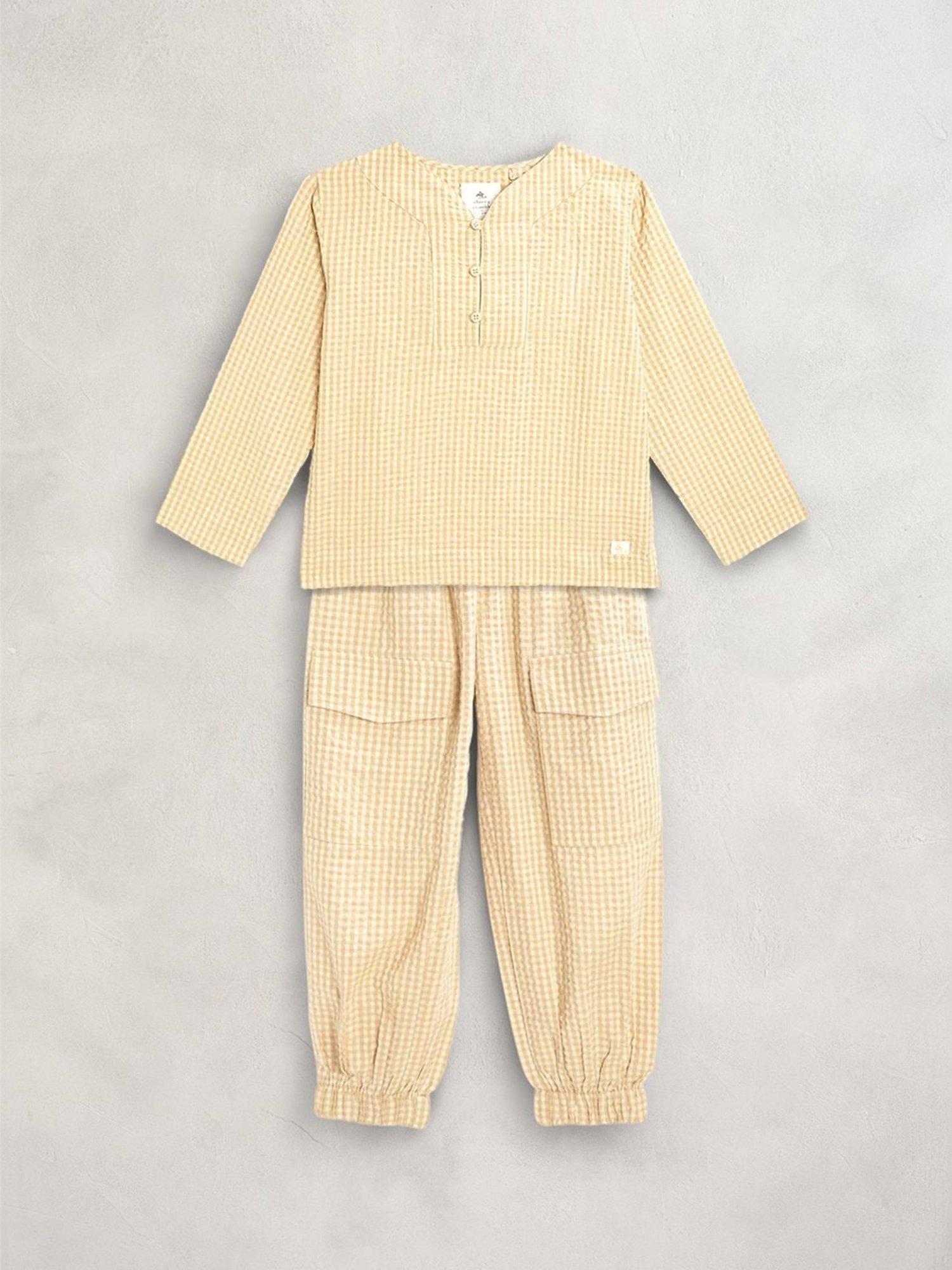 Nite Flite Boys Navy & Grey Born to Play Cricket Pyjama Set