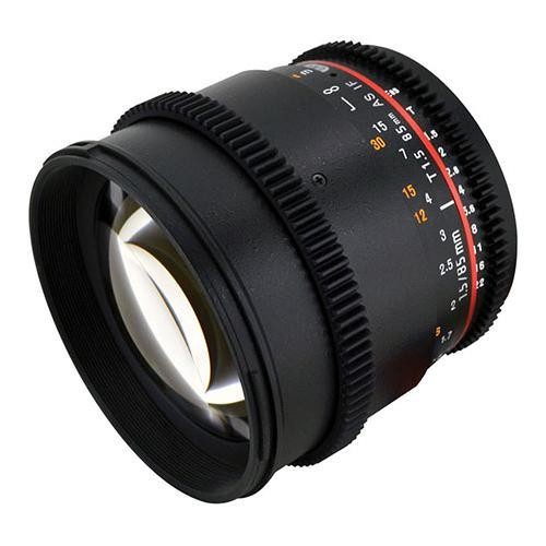 Rokinon 85mm T/1.5 Cine Aspherical Lens for Micro Four Thirds System #CV85M-MFT