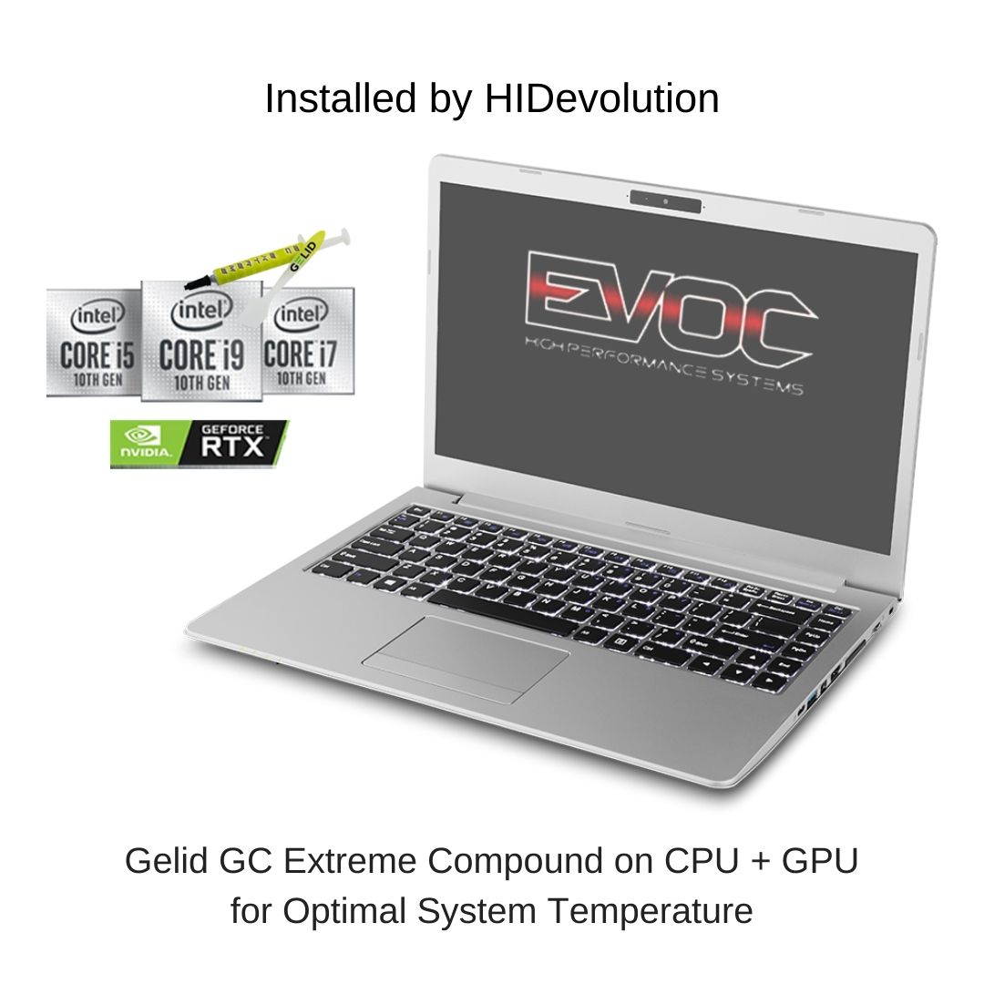 EVOC High Performance Systems N1411 (N141CU) 14" FHD | 1.8 GHz i7-10510U, UHD, 64 GB 2666MHz RAM, 1 TB PCIe SSD | Performance Upgrades & Warranty