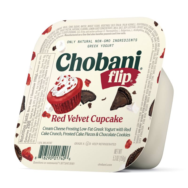 Chobani Flip Red Velvet Greek Yogurt - 5.3oz