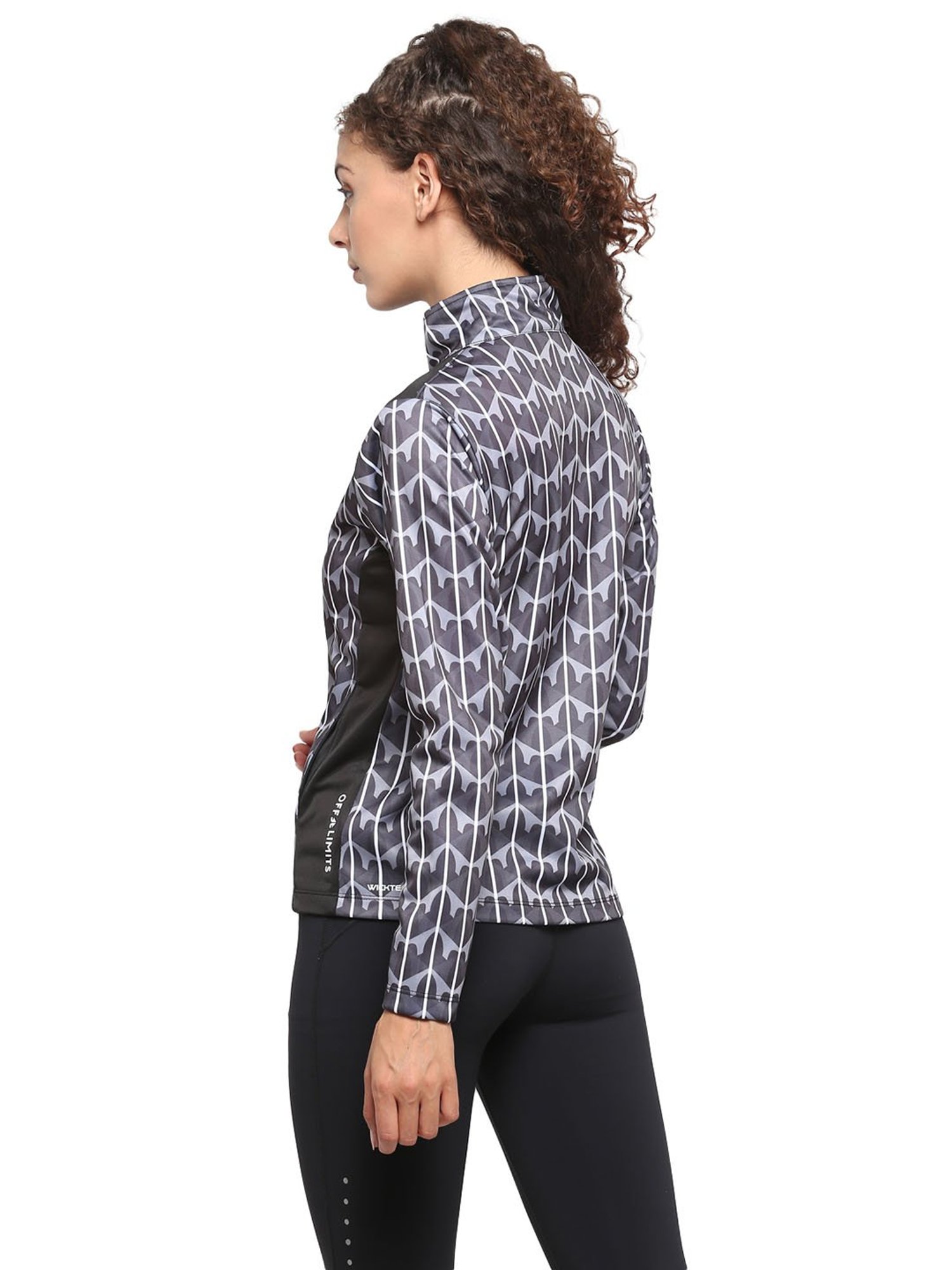 OFF LIMITS Black & Grey Printed Jacket