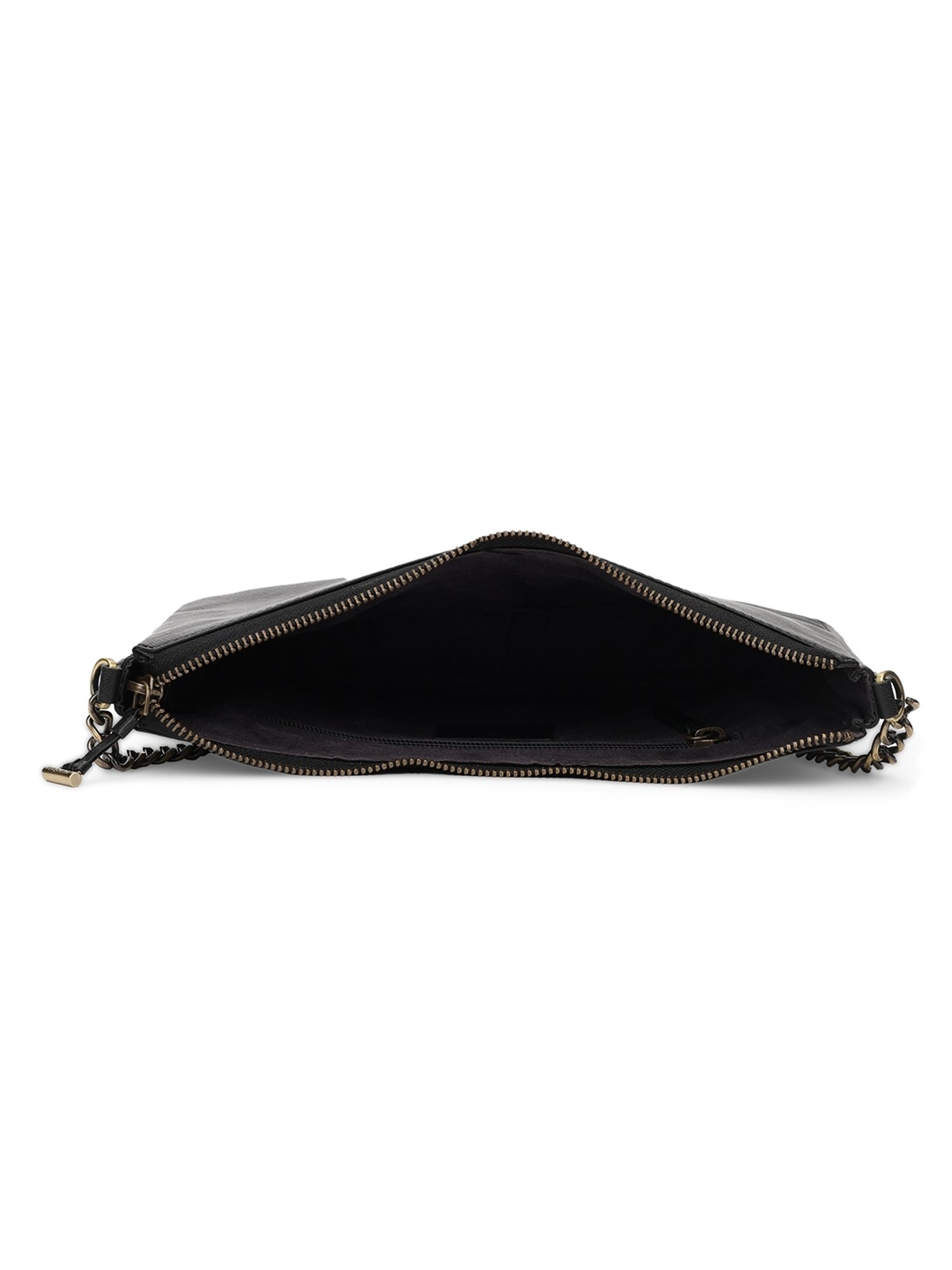 PERQUISITE STEPHANIE Black Solid Small Sling Handbag