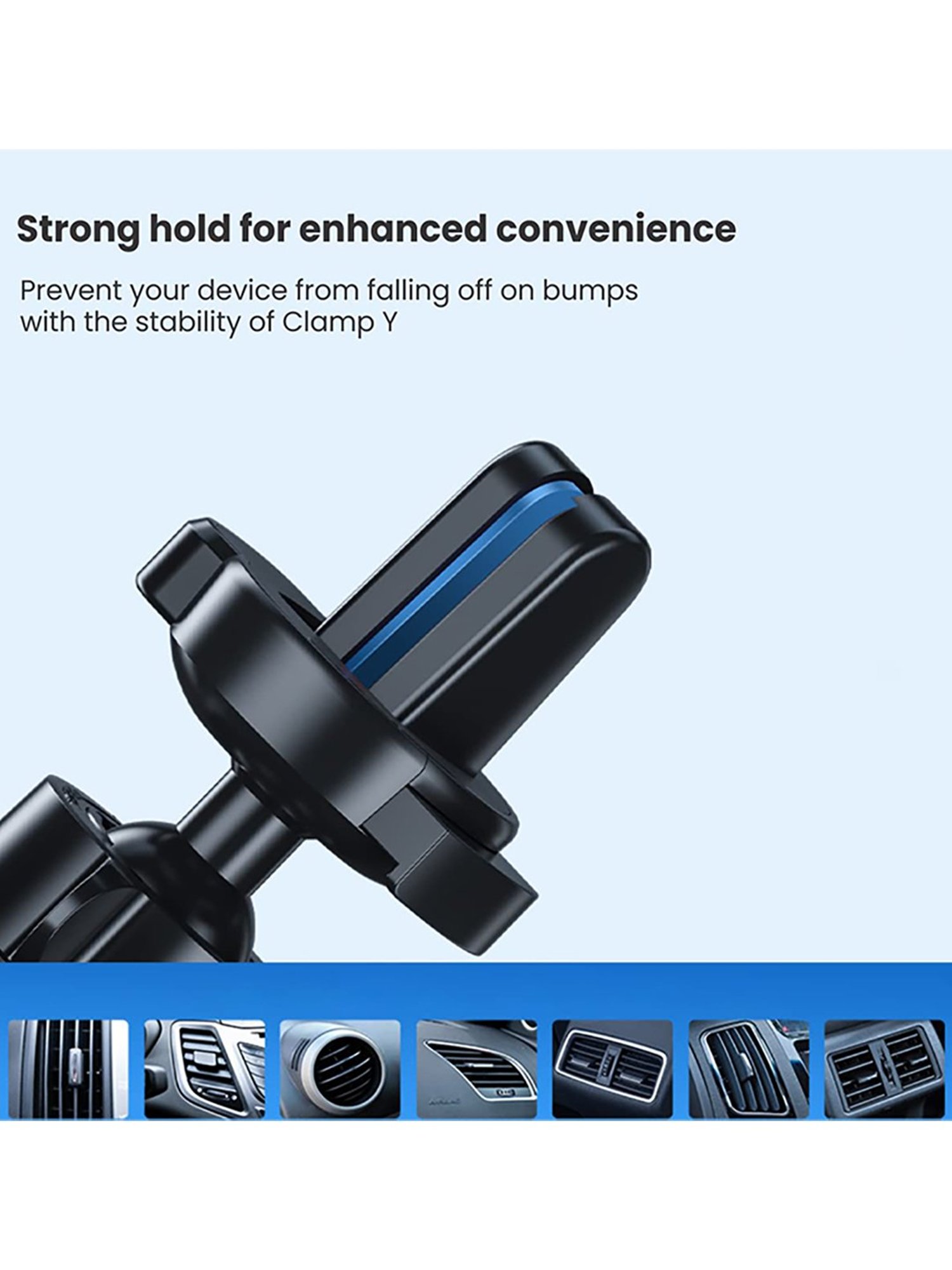 GRIPP Magic Stand Compatible for All Mobile Phones Devices (Black)