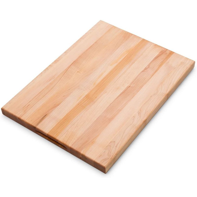 John Boos Block 18 Inch Wide Reversible Cutting/Carving Board with Juice Groove, 24 x 18 x 1.5 Inch, Solid Maple Wood