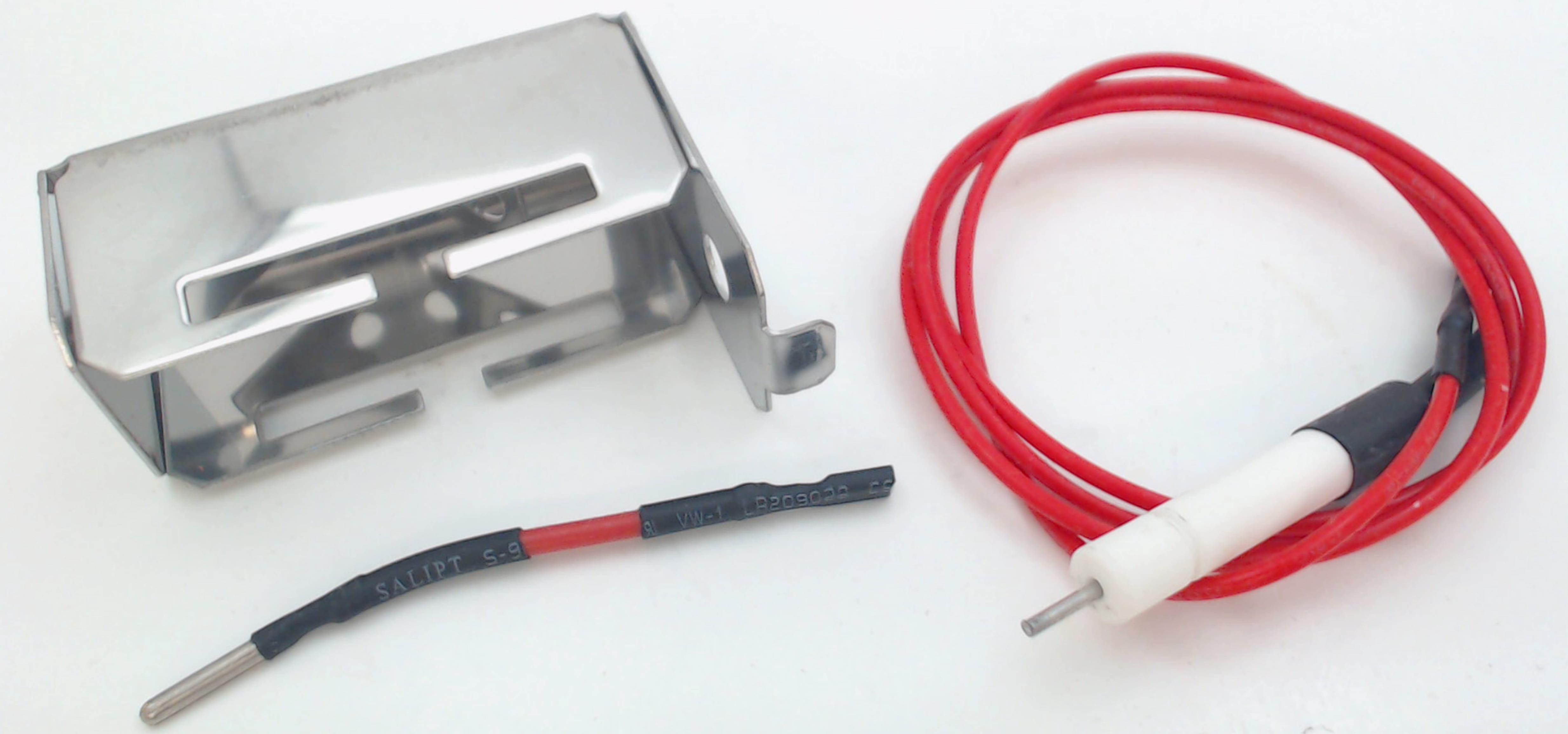 Stainless Steel Gas Grill Electrode w/ Collector Box & Wire, for DCS, 04850