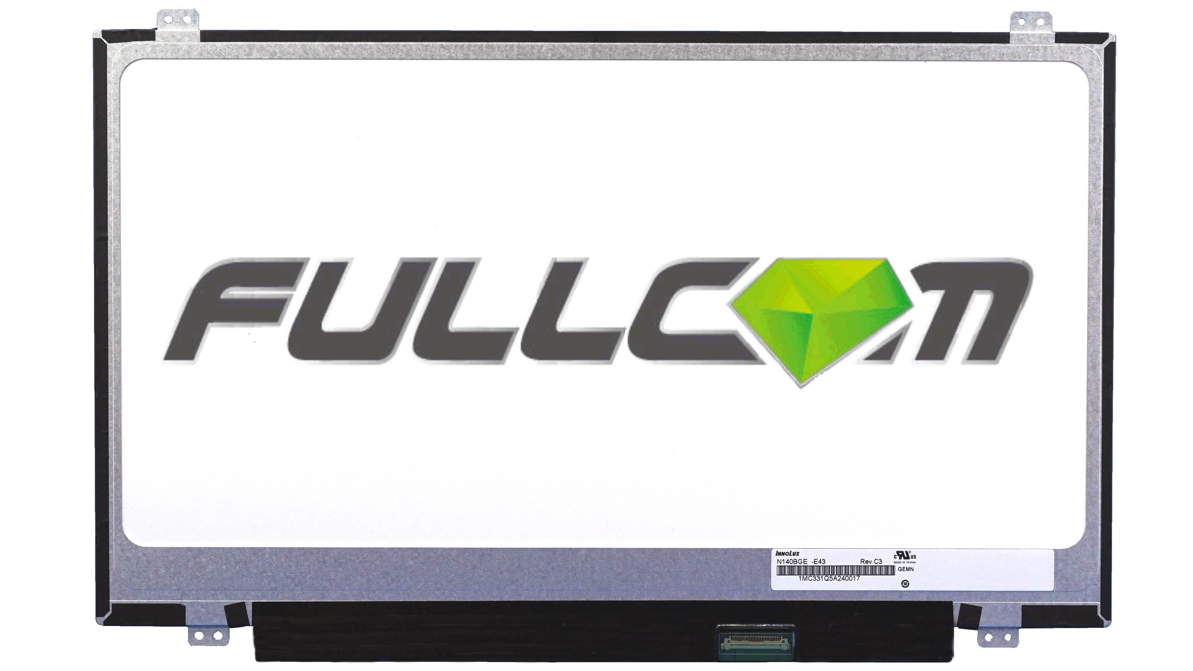 Fullcom's Chi Mei N140bge-e33 Rev.c2 Replacement LAPTOP LCD Screen 14.0" WXGA HD LED DIODE