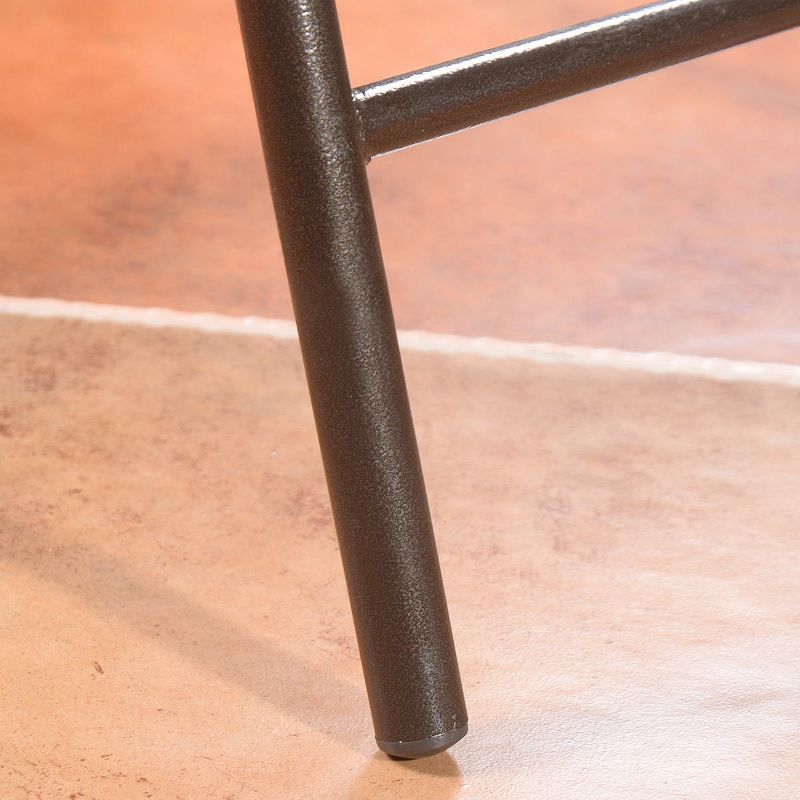 Ladder Barstool Seat Black - Riverstone Furniture Collection