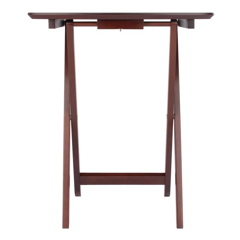 2pc Darlene Snack Table Set Walnut - Winsome