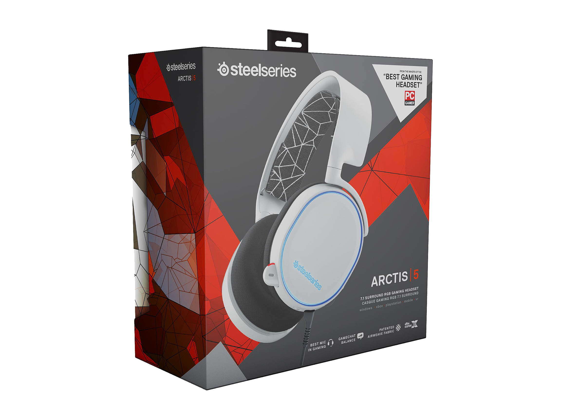 SteelSeries 61435 Arctis 3 Solar Red Gaming Headset