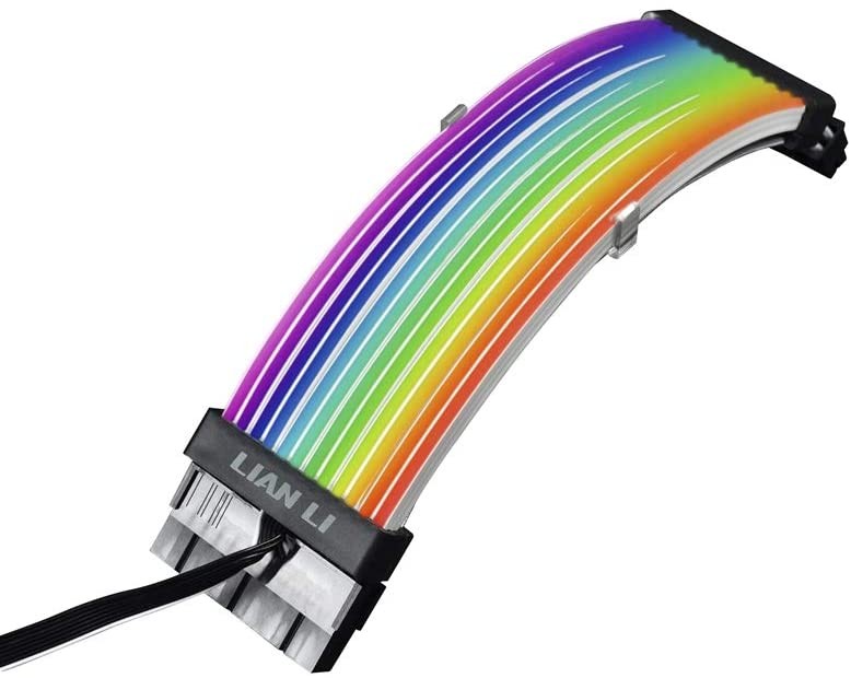 Graphics Card 6+2Pin 8Pin Male to Male Adapter Power Cable for Great Wall Dragon Module Power Supply with Net Cover,Black,about 58cm