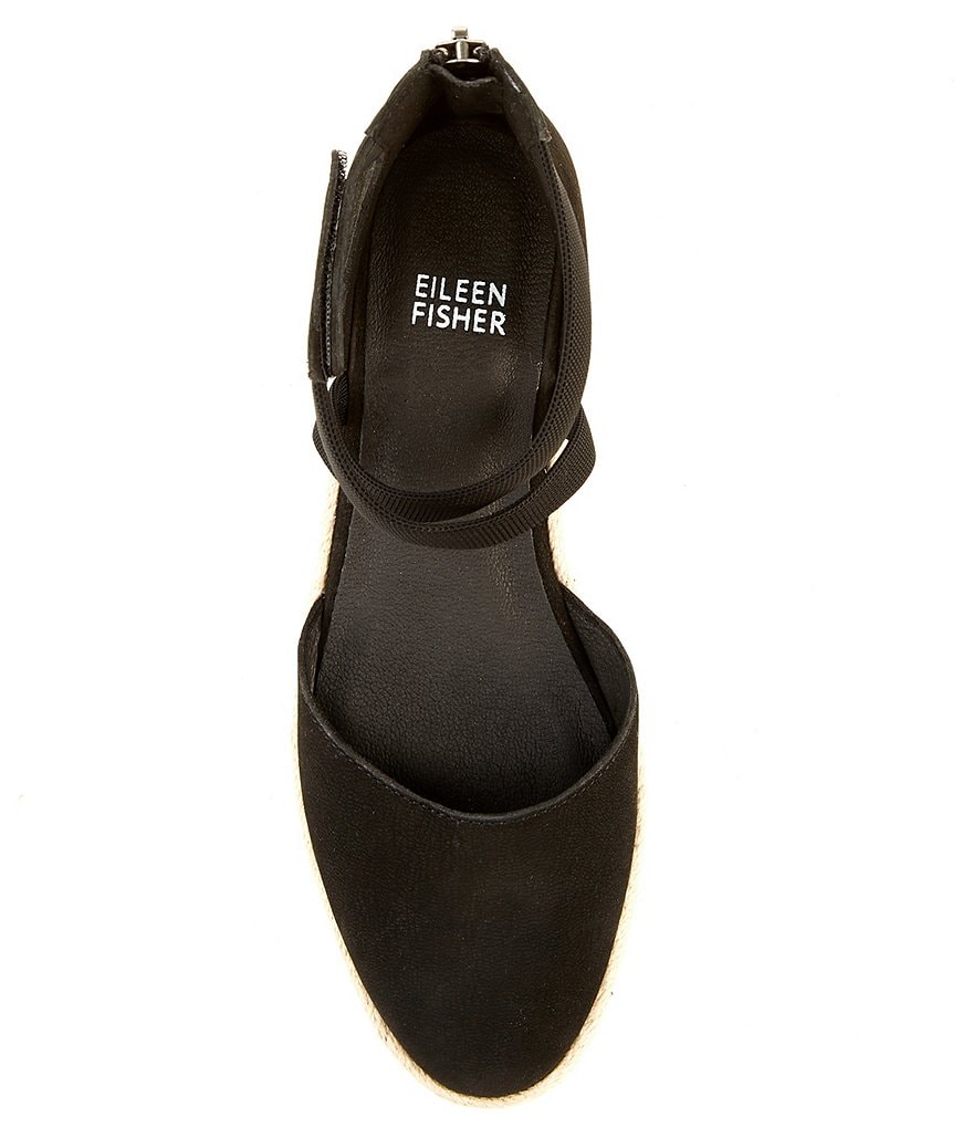Eileen Fisher Bisa Criss-Cross Wedge Espadrilles
