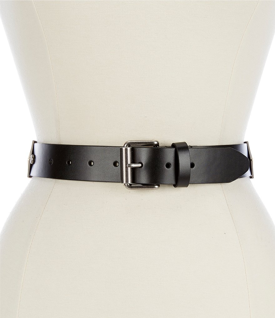 Women's Leopard Print Faux Hair Belt - Universal Thread™ Brown 2X