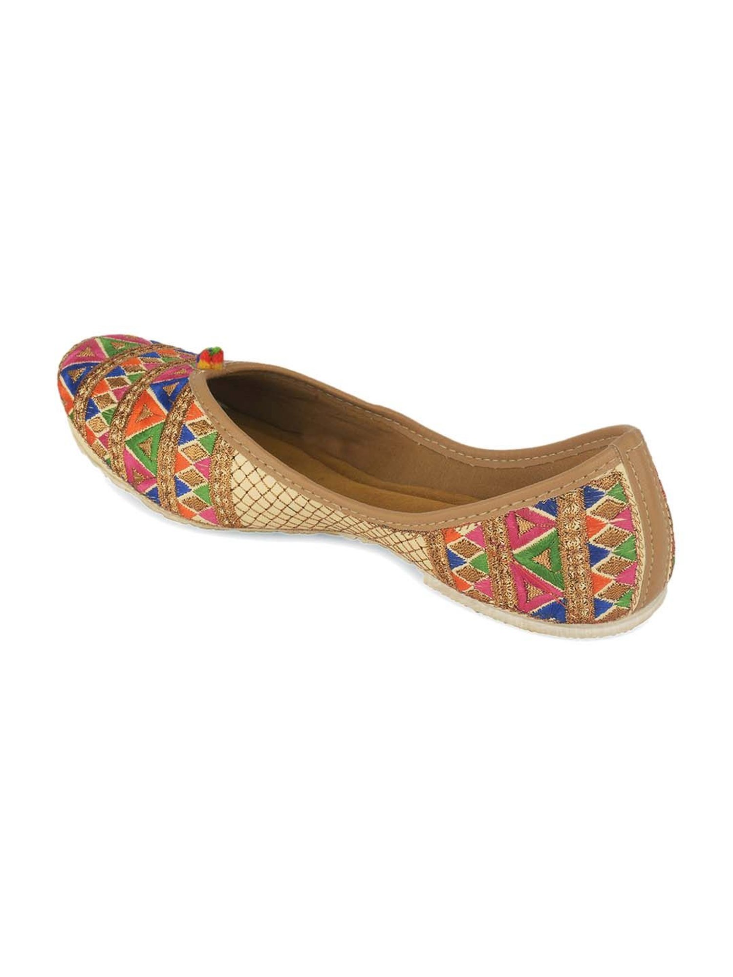 Desi Colour Women's Multicoloured Ethnic Juttis