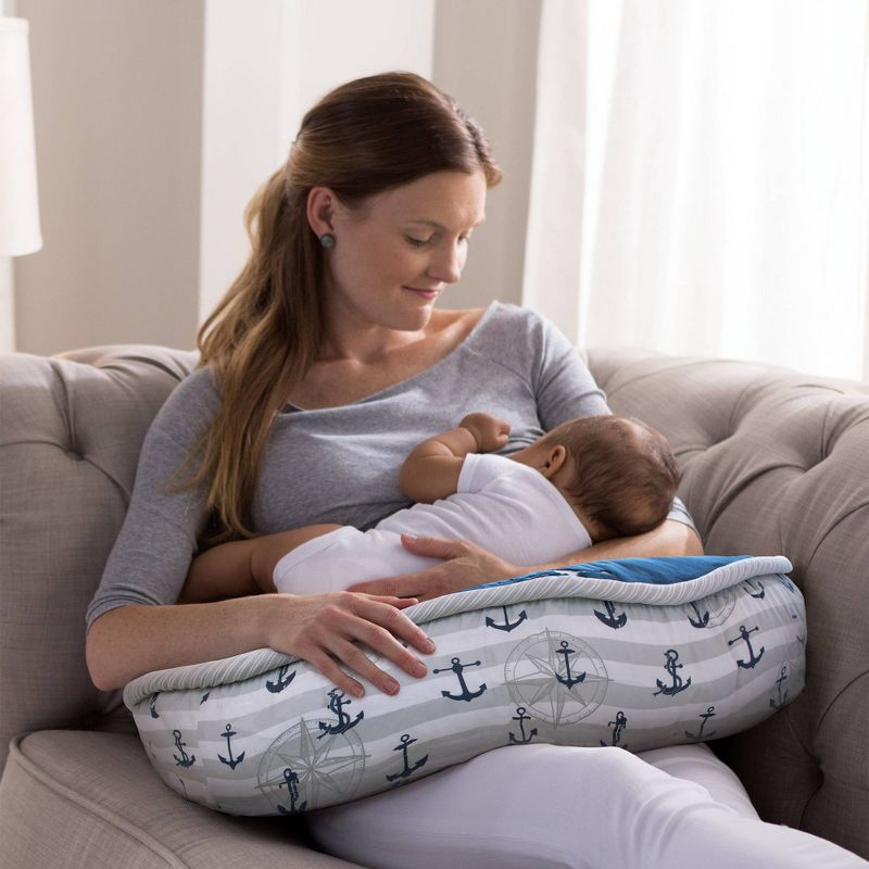 Boppy Original Feeding and Infant Support Pillow - Floral Stripes