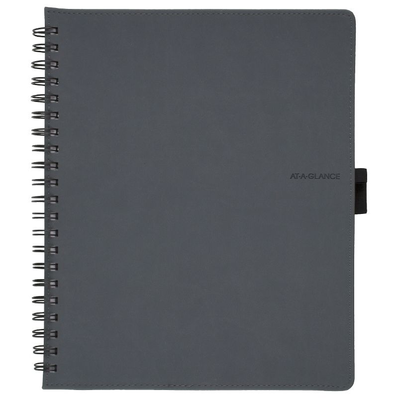 Professional Spiral Subject Notebook Wirebound - Gray - AT - A - GLANCE