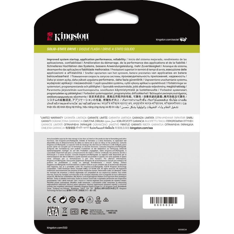 Kingston Enterprise SSD DC500R (Read-Centric) 1.92TB - 555 MB/s Maximum Read Transfer Rate - 256-bit Encryption Standard - 5 Year Warranty