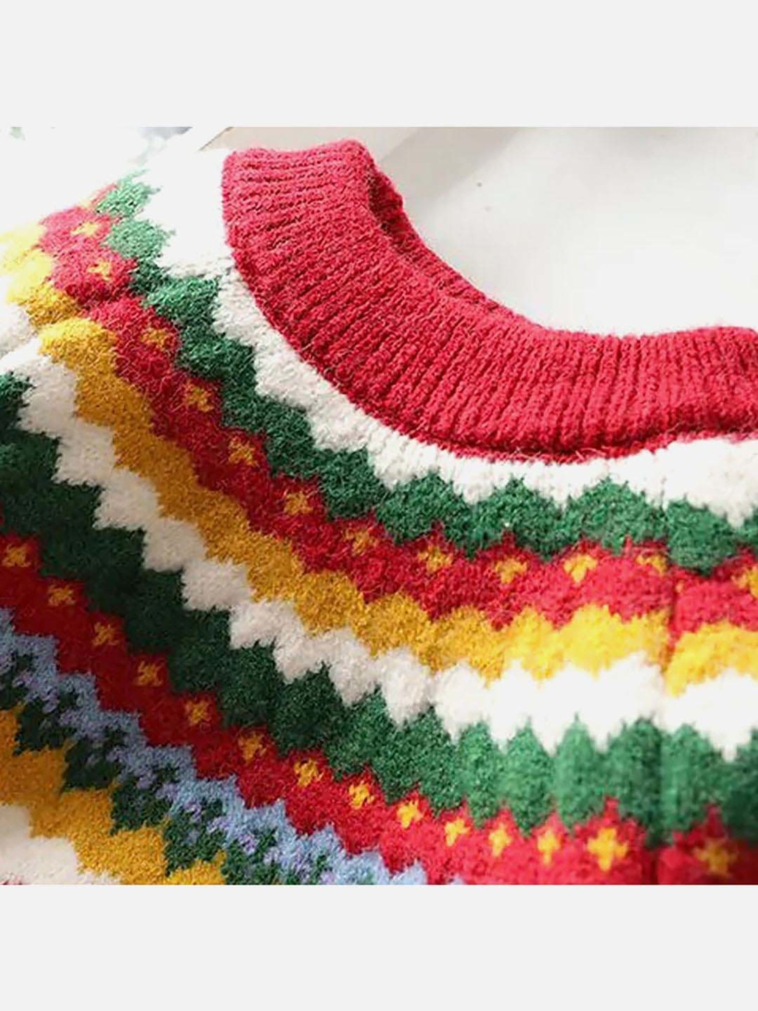 Little Surprise Box Kids Maroon Embroidered Full Sleeves Sweater